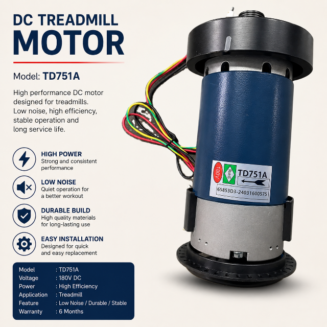 2.5hp Treadmill DC motor image 1