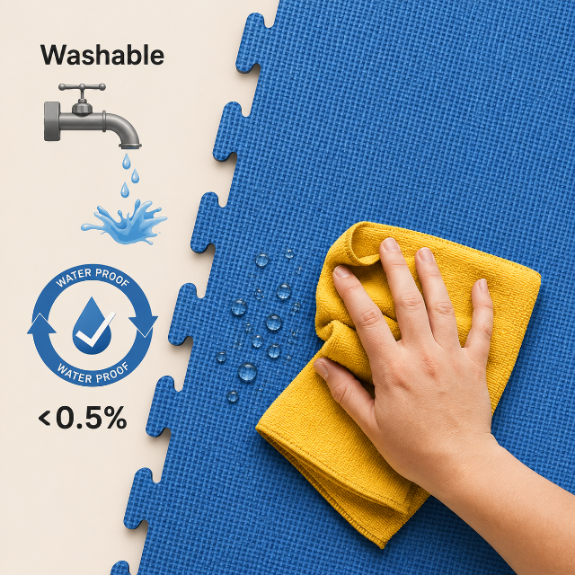 Eva interlocking Gym Mat, Puzzle Exercise Mat, EVA Interlocking Foam Floor Tiles For Home Workout Equipment And Kids' Play Areas image 1