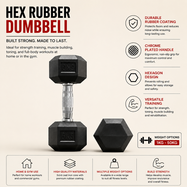Hex dumbells image 1
