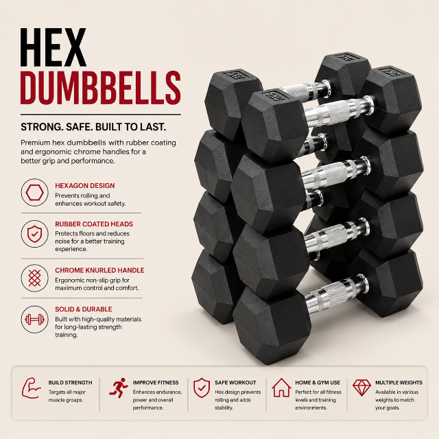 Hex dumbells image 2