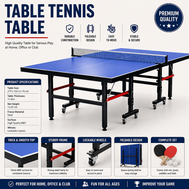 Table Tennis Table image 2